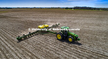 Cody Behrends of Cortland, NE, plants corn east of Panama, NE, Monday afternoon. April 27, 2020. 