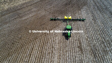 Cody Behrends of Cortland, NE, plants corn east of Panama, NE, Monday afternoon. April 27, 2020. 
