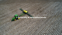 Cody Behrends of Cortland, NE, plants corn east of Panama, NE, Monday afternoon. April 27, 2020. 