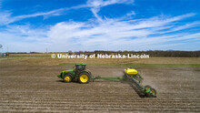 Cody Behrends of Cortland, NE, plants corn east of Panama, NE, Monday afternoon. April 27, 2020. 