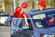 Christ Place Church families gave the Rwandan students a vehicle parade to help celebrate the gradua