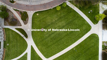 Aerial views of city campus. May 11, 2020. 