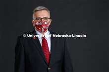 Studio portrait of Chancellor Ronnie Green. June 19, 2020. 