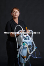 Keely Buesing, a trauma critical care surgeon at the University of Nebraska Medical Center, used her