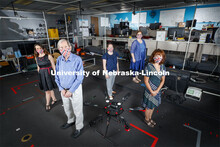 Jim Lewis leads the STEM CONNECT team that includes (clockwise) Petronela Radu, professor in mathema