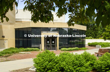 Exterior shot of Lied Commons. July 1, 2020. 