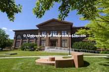 Exterior shot of Richards Hall. July 1, 2020. 