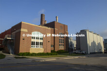Exterior shot of City Campus Utility Plant. July 1, 2020. 