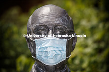 The statue of Clayton Yeutter, one of four Nebraskans who served as U.S. Secretaries of Agriculture,
