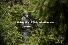 The statue of Clayton Yeutter, one of four Nebraskans who served as U.S. Secretaries of Agriculture,