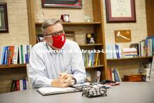 Chancellor Ronnie Green in his office. July 13, 2020. 