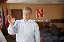 Chancellor Ronnie Green in his office. July 13, 2020. 