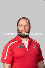 Studio portrait of Tucker Beck, Residence Director, Residence Life. July 27, 2020. 