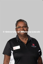 Studio portrait of Marian Coleman, Services Supervisor, Residence Life. July 27, 2020. 