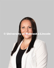Studio portrait of Carrie Fitzwater, Assistant Director, Residence Life. July 27, 2020. 