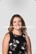 Studio portrait of Morgan Green, Residence Director, Residence Life. July 27, 2020. 