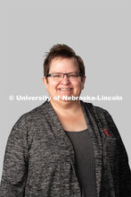 Studio portrait of Jeanne Keyser, Assistant Residence Director, Residence Life. July 27, 2020. 
