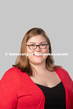 Studio portrait of Maggie Miller, Residence Director, Residence Life. July 27, 2020. 