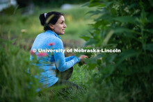 Lincoln families work their garden area at Prairie Pines in east Lincoln. July 27, 2020. 