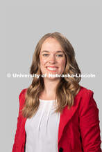 Studio portrait of Cassie Roth, Assistant Director, Residence Life. July 27, 2020. 