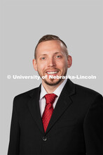Studio portrait of Jacob Sherry, Assistant Director, Assessment and Leadership, Residence Life. July