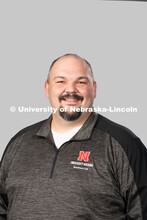 Studio portrait of John Wachal, Residence Director, Residence Life. July 27, 2020. 
