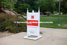 Hand Sanitizers are placed at various locations on City Campus. July 29, 2020. 