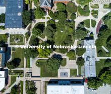 City Campus aerials. Sheldon Sculpture Garden. July 31, 2020. 