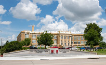 New signage for the Prem S. Paul Research Center can be seen from 22nd and Vine Streets. July 31, 20