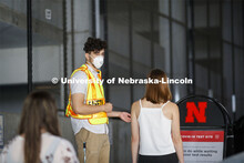 Photo shoot of UNL On-Campus COVID Testing Site. Testing is available at the University Health Cente