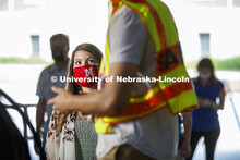 Photo shoot of UNL On-Campus COVID Testing Site. Testing is available at the University Health Cente