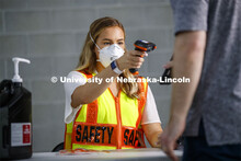 Photo shoot of UNL On-Campus COVID Testing Site. Testing is available at the University Health Cente