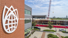 Construction of the new hotel at Nebraska Innovation Campus is progressing. August 12, 2020. 