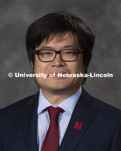 Studio portrait of Fanben Meng, Assistant Professor, Mechanical and Materials Engineering. New Facul