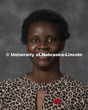 Studio portrait of Jane Okalebo, Research Assistant Professor, School of Natural Resources. New Facu