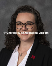Studio portrait of Erica Schauer, Assistant Professor of Practice, Modern Languages and Literature. 