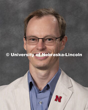 Studio portrait of Robert Streubel, Assistant Professor, Physics and Astronomy. New Faculty. August 