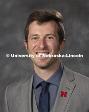 Studio portrait of Daniel Uden, Assistant Professor, School of Natural Resources. New Faculty. Augus