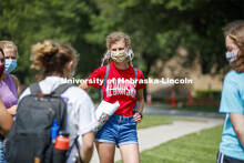 CASNR Launch for new students included a walking tour of East Campus with multiple stops to learn ab