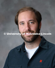 Studio portrait of Pierce Ekstrom, Assistant Professor, Political Science. New Faculty. August 20, 2