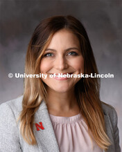Studio portrait of Crystal Garcia, Assistant Professor, Educational Administration. August 21, 2020.