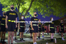 Army ROTC cadets get a jump on the school year at their first physical training regimen at 5:45 a.m.