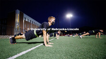 Army ROTC cadets get a jump on the school year at their first physical training regimen at 5:45 a.m.