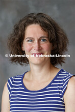 Studio portrait of Nora Peterson, Associate Professor and Chairperson of Modern Languages and Litera