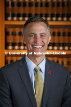 Richard Moberly, Dean for the College of Law. Nebraska Law College photo shoot. September 3, 2020. 
