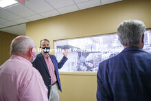 Terry Howell, Executive Director, Food Processing Center, describes the research at the Food Process