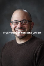 Studio portrait of Jordan Soliz, Professor, Communication Studies. September 10, 2020. 