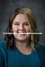 Studio portrait of Dahltyn Farrar, TRIO Programs. September 16, 2020. 