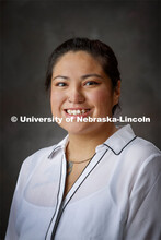 Studio portrait of Kimimilawin Flying By-Fire Thunder, McNair Scholar. September 16, 2020. 