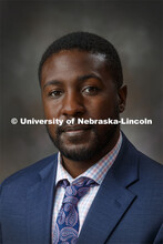 Studio portrait of Joshua Redwine, Math Science Education Specialist, TRIO Programs. September 16, 2
